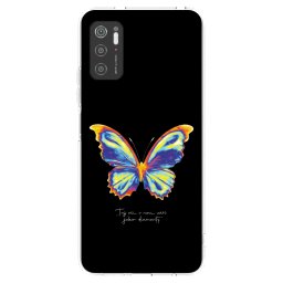 Átlátszó szilikon tok az alábbi mobiltelefonokra Xiaomi Poco M3 Pro 5G - Diamanty Black