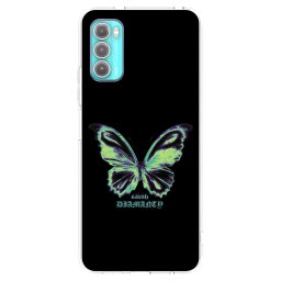 Átlátszó szilikon tok az alábbi mobiltelefonokra Motorola Moto G60 - Diamanty Blue