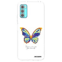 Átlátszó szilikon tok az alábbi mobiltelefonokra Motorola Moto G60 - Diamanty White