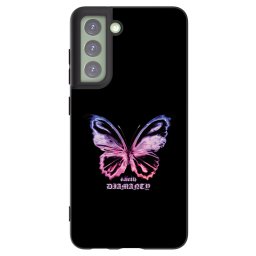 Fekete szilikon tok az alábbi mobiltelefonokra Samsung Galaxy S21 FE 5G - Diamanty Purple