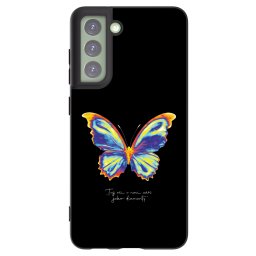 Fekete szilikon tok az alábbi mobiltelefonokra Samsung Galaxy S21 FE 5G - Diamanty Black