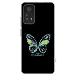 Átlátszó szilikon tok az alábbi mobiltelefonokra Xiaomi Redmi Note 11 Pro 5G - Diamanty Blue