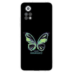 Átlátszó szilikon tok az alábbi mobiltelefonokra Xiaomi Poco X4 Pro 5G - Diamanty Blue