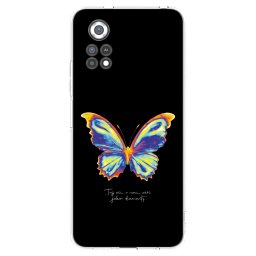 Átlátszó szilikon tok az alábbi mobiltelefonokra Xiaomi Poco X4 Pro 5G - Diamanty Black