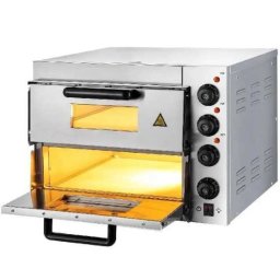 Zh-2m Pizza Kemence 3000w 40x40cm-s Pizzakővel (r5287)