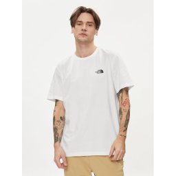 The North Face Póló Simple Dome NF0A87NG Fehér Regular Fit