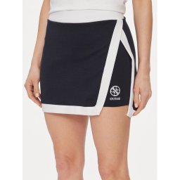 Guess Miniszoknya V4GD00 KBP41 Sötétkék Slim Fit
