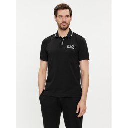 EA7 Emporio Armani Pólóing 3DPF17 PJ03Z 1200 Fekete Regular Fit