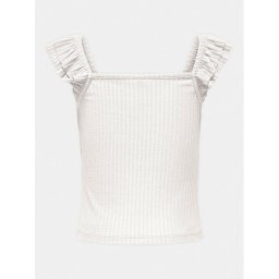 Kids ONLY Felső Nella 15317829 Fehér Slim Fit