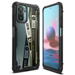 Ringke Fusion X Design ütésálló telefontok Xiaomi Redmi Note 10 / Redmi Note 10s (átlátszó, szalagos)