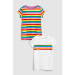 póló szett/2db színes csíkos