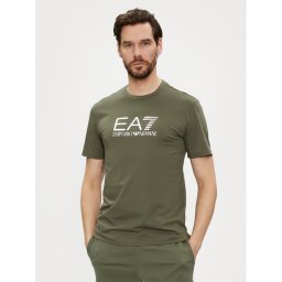EA7 Emporio Armani Póló 3DPT71 PJM9Z 1846 Zöld Regular Fit