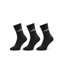 adidas Unisex Magasszárú Zokni Linear Crew Cushioned Socks 3 Pairs IC1301 Fekete