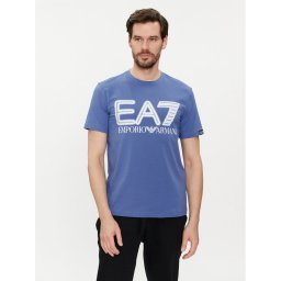 EA7 Emporio Armani Póló 3DPT37 PJMUZ 1557 Kék Regular Fit