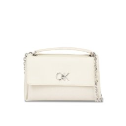 Calvin Klein Táska Re-Lock Conv Shoulder Bag_Jcq K60K611755 Ekru