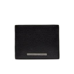 Calvin Klein Nagyméretű férfi pénztárca Modern Bar Trifold 10Cc W/Coin K50K511833 Fekete