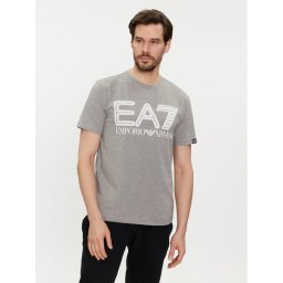 EA7 Emporio Armani Póló 3DPT37 PJMUZ 3905 Szürke Regular Fit