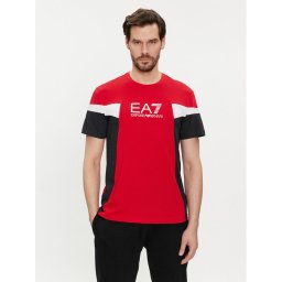 EA7 Emporio Armani Póló 3DPT10 PJ02Z 1461 Piros Regular Fit