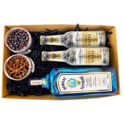 Bombay Gin Tonik szett Díszdobozban Ginfűszerrel