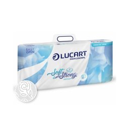 Toalettpapír 3 rétegű kistekercses 100% cellulóz 120 lap/tekercs 10 tekercs/csomag Strong 3.10 Lucart_811C08 hófehér