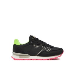 Pepe Jeans Sportcipők Brit Neon W PLS40011 Fekete