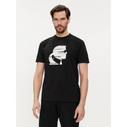 KARL LAGERFELD Póló 755423 542241 Fekete Regular Fit