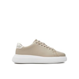 Calvin Klein Sportcipők Cupsole Lace Up Leather HW0HW01987 Bézs