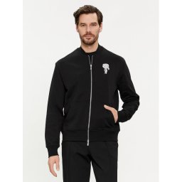 KARL LAGERFELD Pulóver 705432 542941 Fekete Regular Fit
