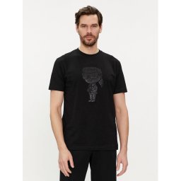 KARL LAGERFELD Póló 755425 542241 Fekete Regular Fit