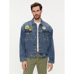 Lee Farmer kabát Rider 112350102 Kék Relaxed Fit