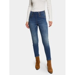 Morgan Farmer 241-PERLA Kék Skinny Fit