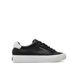 Calvin Klein Sportcipők Vulcanized Lace Up Lth HW0HW02037 Fekete
