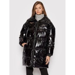 Hugo Pehelykabát Fenia-1 50455342 Fekete Relaxed Fit
