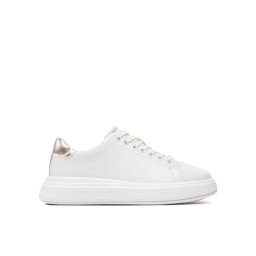 Calvin Klein Sportcipők Cupsole Lace Up Leather HW0HW01987 Fehér