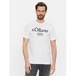 s.Oliver Póló 2139909 Fehér Regular Fit