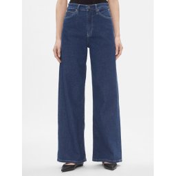 Calvin Klein Farmer High Rise Wide - Mid Blue K20K206304 Sötétkék Relaxed Fit