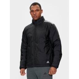 adidas Átmeneti kabát Nuganic IN3290 Fekete Regular Fit