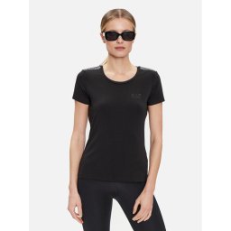 EA7 Emporio Armani Póló 3DTT44 TJ6SZ 1200 Fekete Slim Fit