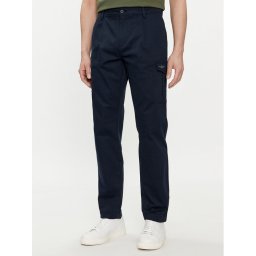 Aeronautica Militare Szövet nadrág 241PA1579CT3247 Sötétkék Slim Fit