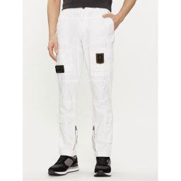 Aeronautica Militare Szövet nadrág 241PA1387CT1493 Fehér Regular Fit