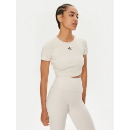 adidas Póló Essentials IJ7804 Bézs Slim Fit