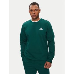 adidas Pulóver Essentials IJ8893 Zöld Regular Fit