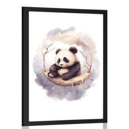 Poszter álmodozó panda.