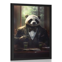 Poszter állati gengszter panda