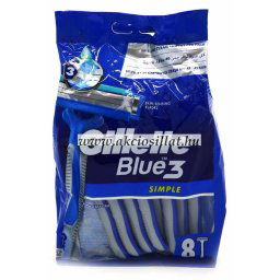 Gillette Blue3 Simple eldobható borotva 8db-os