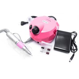 Profi pedálos műköröm csiszológép készlet DM-202 - pink