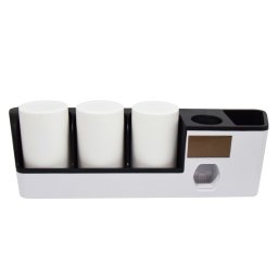 Multifunkciós automata fogkrémadagoló, fogkefe tartó és intelligens pohár sterilizáló