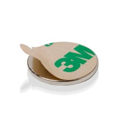 Neodímium korong mágnes - ÖNTAPADÓS (átmérő 15 x 1 mm)