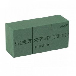 Tűzőhab műanyag OASIS IDEAL maxlife vizes tégla (1 karton)