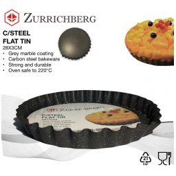 ZURRICHBERG ZBP 2036 PITE SÜTŐFORMA MÁRVÁNY BEVONATTAL 28 cm